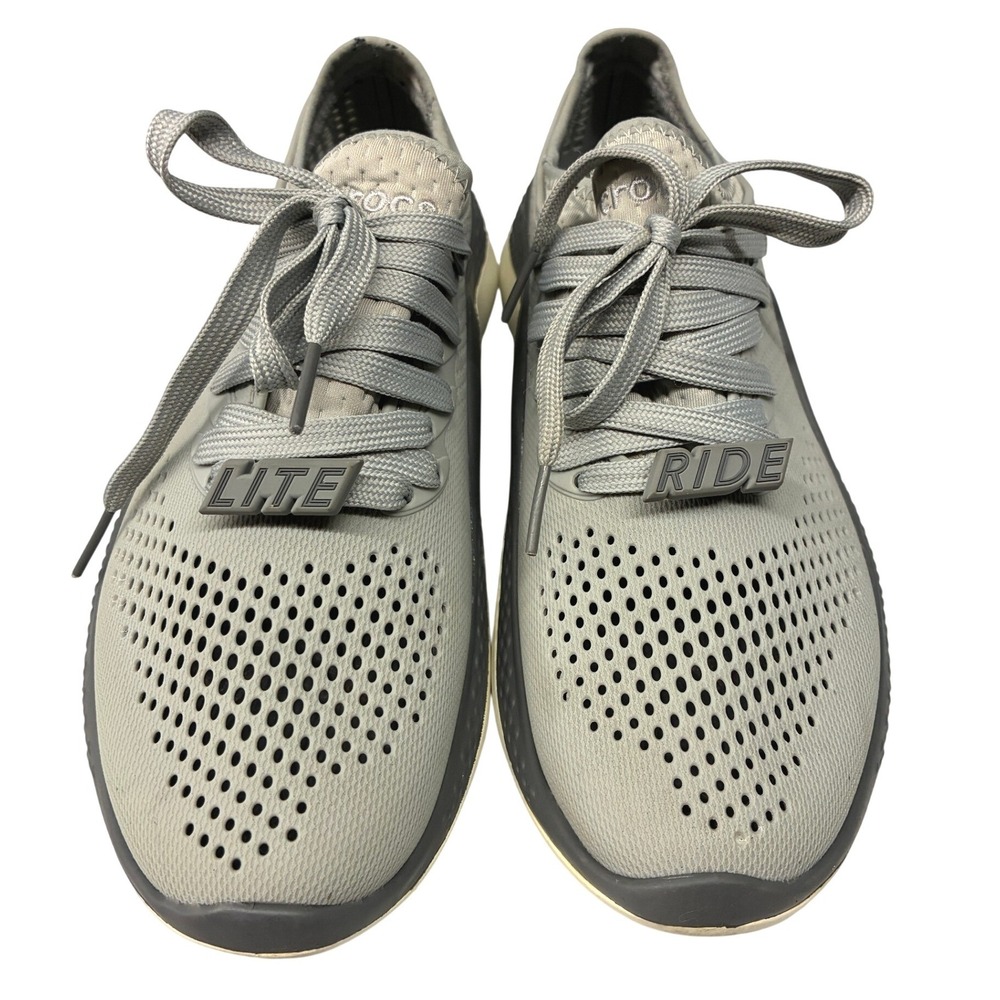 Crocs Sneakers LiteRide 360 Pacer Womens 8 Gray Athletic Walking Shoes 206705